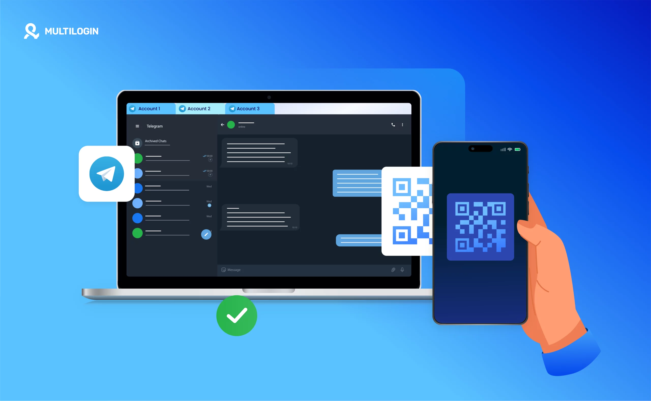 Telegram QR code scan
